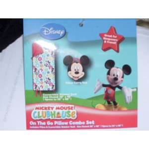   Mouse Clubhouse On The Go Pillow Combo Set 