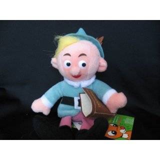  Herbie Dentist Elf with Pink Spotted Elephant Beanie Plush 