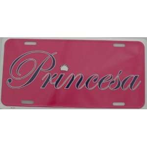  PRINCESA   Spanish   (Princess) License Plate: Automotive