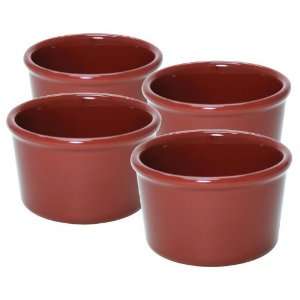 Chantal Ceramic 1 Cup Ramekins, Set of 4, White  Kitchen 