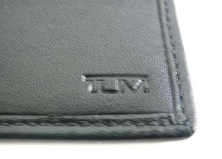 Tumi Horizon Black Slim Single Billfold Wallet w/Box  