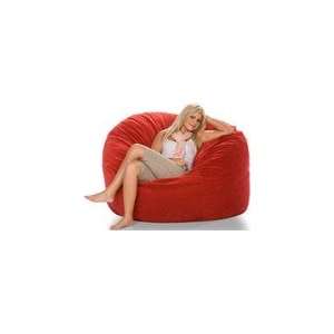  Jaxx Sac Bean Bag Chair 5Ft in Suede Cinnabar: Home 