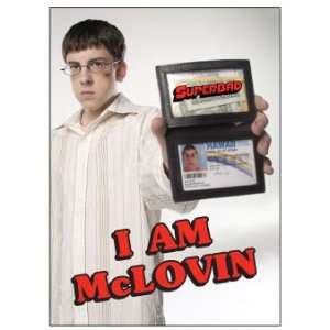  Superbad   I Am McLovin   Button Magnet