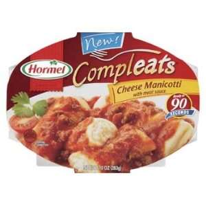 Hormel Microwavable Compleats Cheese Manicotti 10 oz  