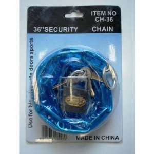 36 Inch Bike Chain With Lock Case Pack 96