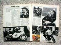 Old DEREK MINTER MOTORCYCLE Racing Article/PicturesTT  