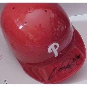 Jimmy Rollins Hand Signed Autographed Philadelphia Phillies Mini 