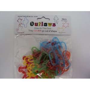  Bama Bandz Outlaws Glow in the Dark Bands Rubber Bandz 