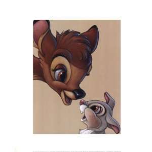  Bambi and Thumper   Best of Friends   Poster by Walt 