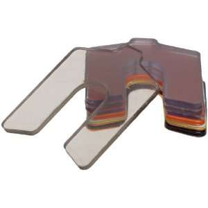 Plastic Slotted Shim Assortment, Size AA, 1 x 1 (Pack of 170 