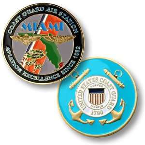 US Coast Guard Air Station Miami Challenge Coin 