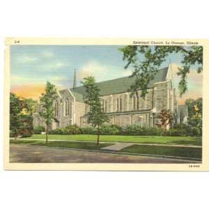   Postcard Episcopal Church   La Grange Illinois 
