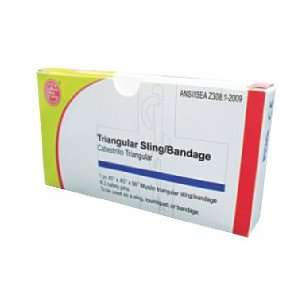  Triangular Non woven Bandage, 1 pc/boxwith 2 safety pins 