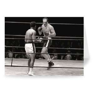 Cassius Clay v Henry Cooper   Greeting Card (Pack of 2)   7x5 inch 
