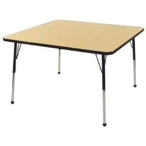   ELR 14117 48 Square Adjustable Activity Table in Maple: Toys & Games