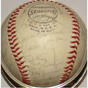  1975 Chicago Cubs Team 29 SIGNED Feeney Baseball: Sports 