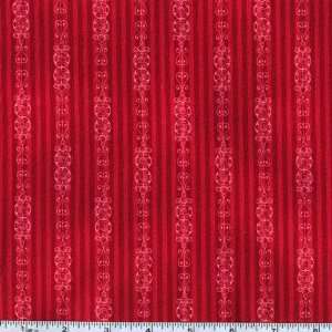   Collection Stripe Red Fabric By The Yard: Arts, Crafts & Sewing