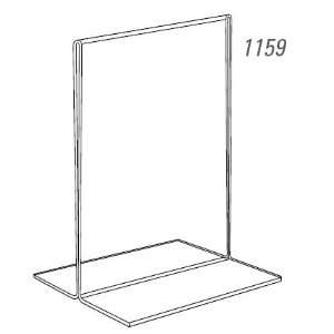  Countertop Sign/Card Holder 11Wx17T Clear Acrylic Office 