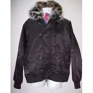  Energie Fur Hood Coat Size XL: Sports & Outdoors