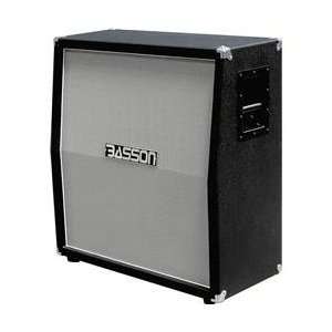  Basson B412 480 Watt Guitar Cabinet (Gray Angled) Musical 