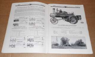   Steam Engine, Gas Tractor, Threshing Machine catalog book!  