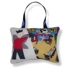 Train Conductor Personalized Tooth Fairy Pillow