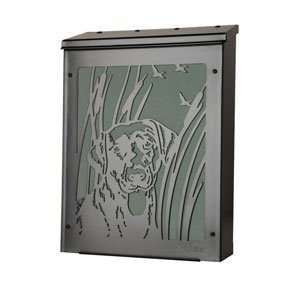   Labrador Vertical Wall Mount Mailbox in Black and: Home Improvement