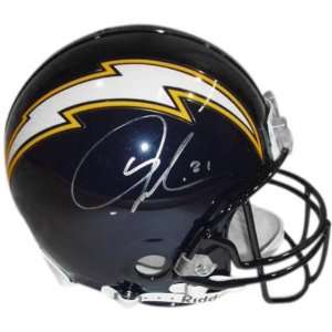 LaDainian Tomlinson Autographed Pro Line Helmet  Details: San Diego 