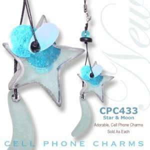  Orna Lalo Star & Moon Phone Charm: Orna Lalo: Jewelry