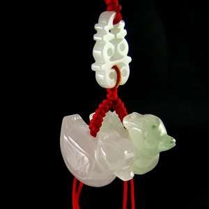  Jade Mandarin Ducks Tassel for Romance 