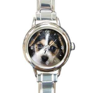  Jack Russell Puppy Dog Round Italian Charm Watch Y0702 