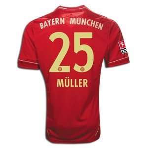  adidas Bayern Munich 11/12 MULLER Home Soccer Jersey 