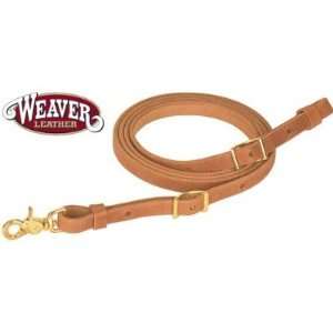    Weaver Harness Leather Flat Roper Reins .5: Sports & Outdoors