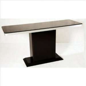  Monique Dining Table With Black Glass