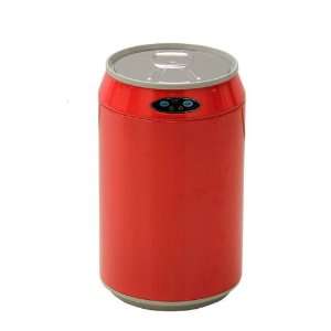  Sensor Touchless Trash Can Red Cola Shaped