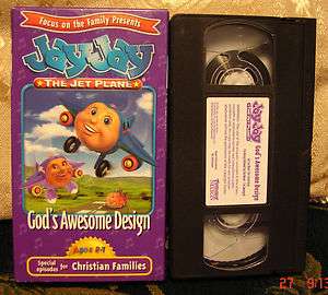 Jay Jay The Jet Plane Gods Awesome Design Vhs Video RARE Focus On The 