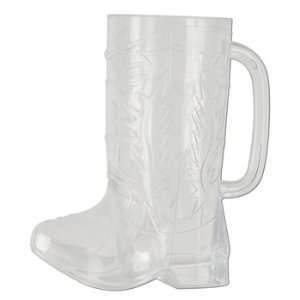  Plastic Cowboy Boot Cup Party Accessory (1 count)