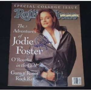 Jodie Foster   Silence of the Lambs   Hand Signed Autographed Magazine 