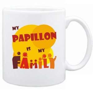  New  My Papillon Is My Family  Mug Dog: Home & Kitchen