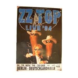    ZZtop Poster Concert Band Shot Berlin ZZ Top: Everything Else