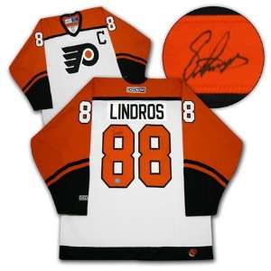  ERIC LINDROS Philadelphia Flyers SIGNED Hockey Jersey 