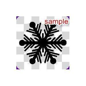  NATURE AND INSECTS SNOWFLAKE 3 10 WHITE VINYL DECAL 