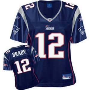  Women`s New England Patriots #12 Tom Brady Team Premier 