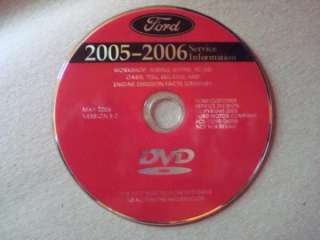 Ford 2005 2006 Service Manual DVD F 150 250 Car Truck  