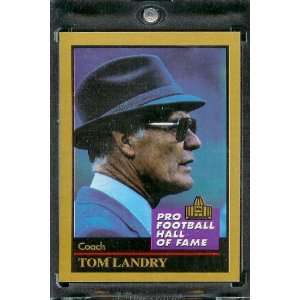  1991 ENOR Tom Landry Football Hall of Fame Coach Card #80 