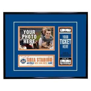  New York Mets First Game Ticket Frame   New York Mets 