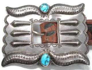 Tom Burnside Circa 1940s Number 8 Concho Belt  