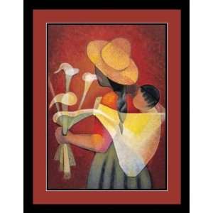    Mother & Child by Louis Toffoli   Framed Artwork