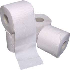 64 Rollen RC Tissue   Toilettenpapier 2 lagig  