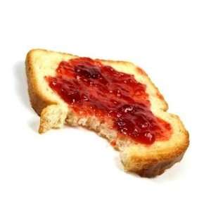 Strawberry Jam Toast   Peel and Stick Wall Decal by Wallmonkeys 